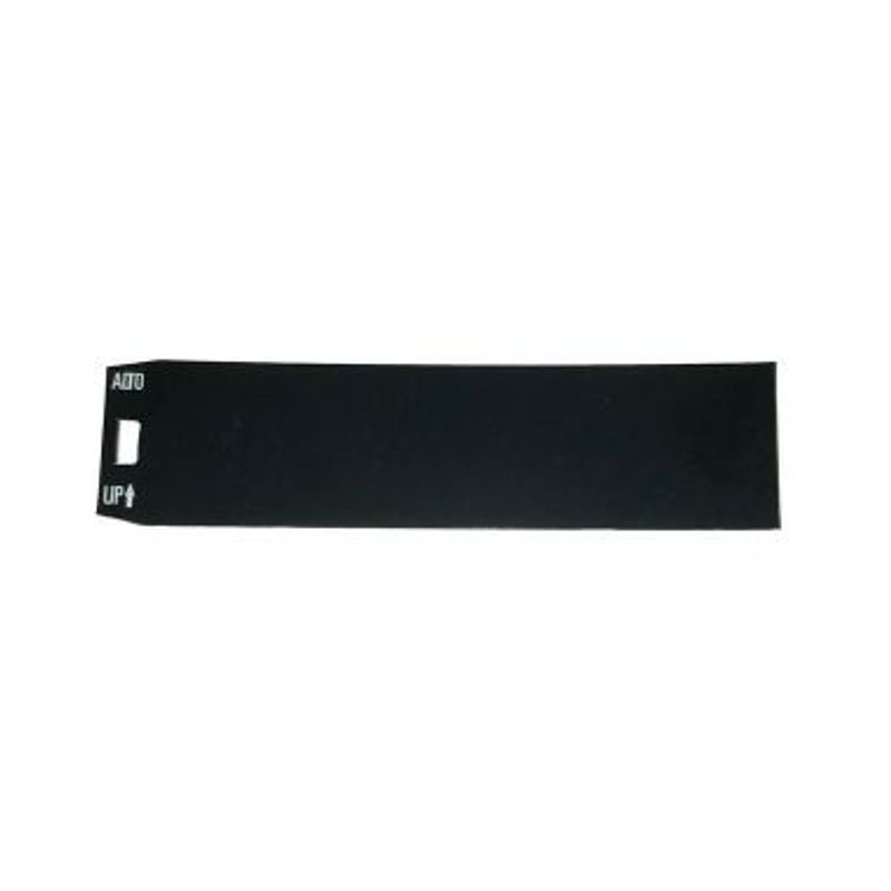 URMET 1168/100 - Set 10 cartellini portanome, Alpha, pulsante singolo nero