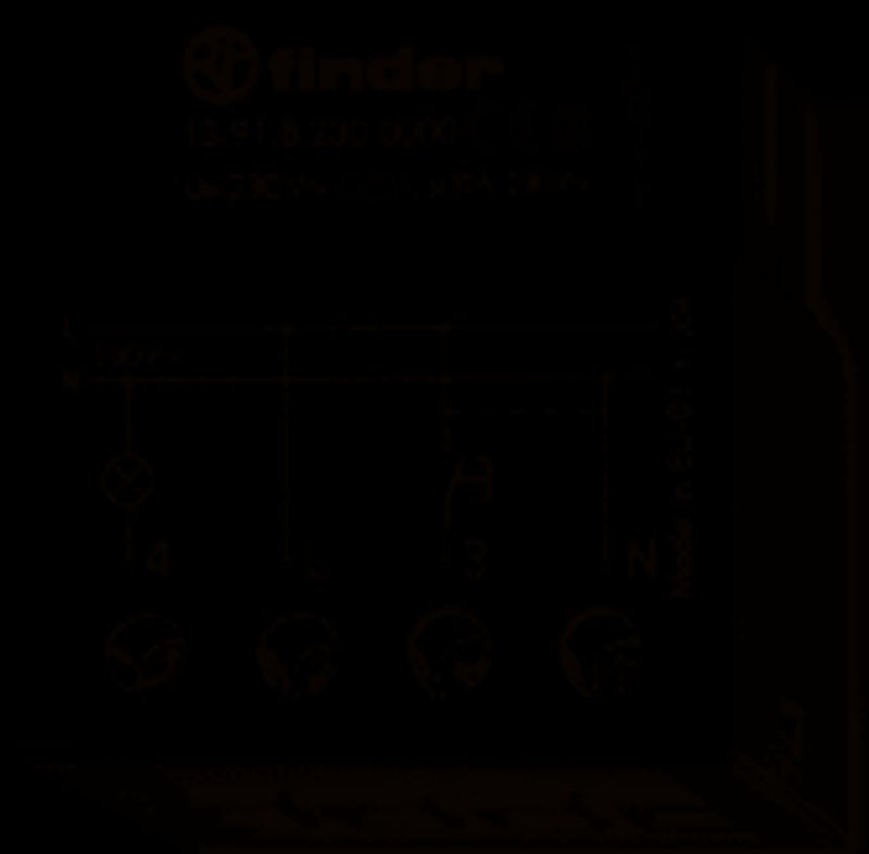 FINDER 139182300000 - Relè Ad Impulsi Elettronico E Monostabile Modulare