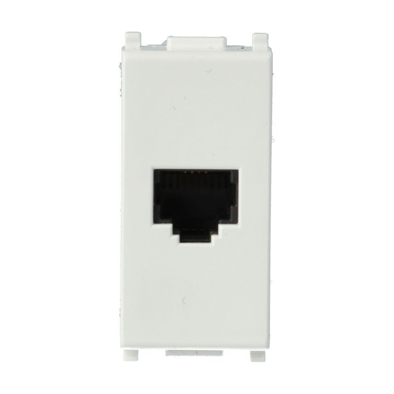 VIMAR 14320 - Presa RJ11 6/4 Bianco (Plana)