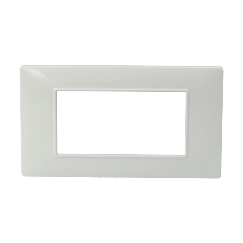 VIMAR 14654.01 - Placca 4M Bianco (Plana)