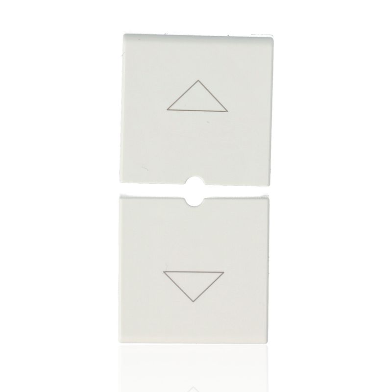 VIMAR 14755.2 - Due mezzi tasti 1M simboli frecce Bianco (Plana)