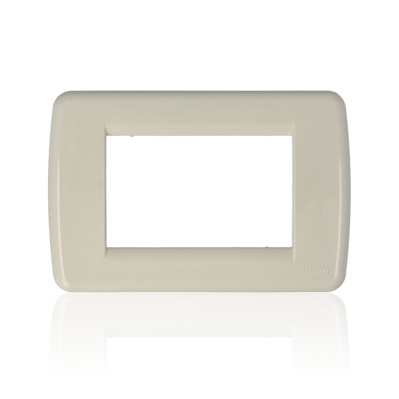VIMAR 16763.04 - Placca Rondò 3M - Bianco "Idea" (Idea)