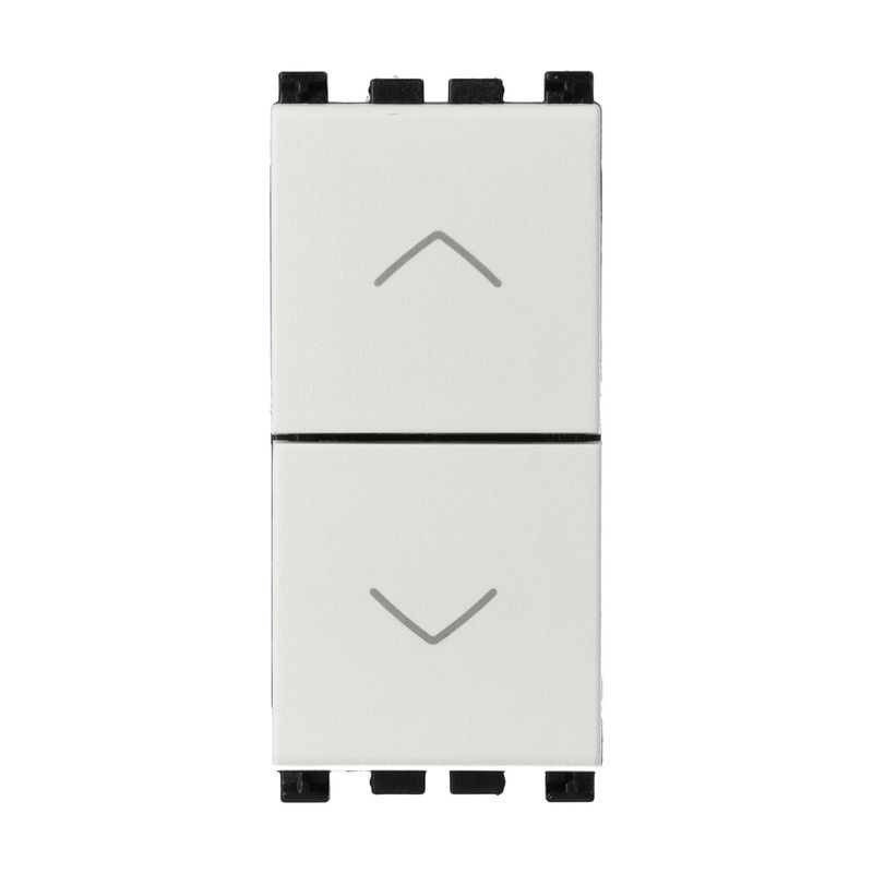 VIMAR 19062.B - Due pulsanti interblocc.NO+NO 10A Bianco (Arkè)