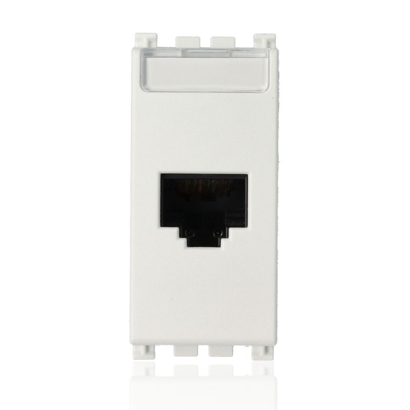VIMAR 19339.11.B - Presa RJ45 Netsafe Cat5e UTP Bianco (Arkè)