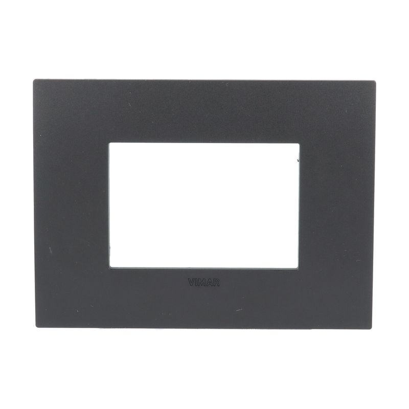 VIMAR 19653.71 - Placca Classic 3M nero (Arkè)