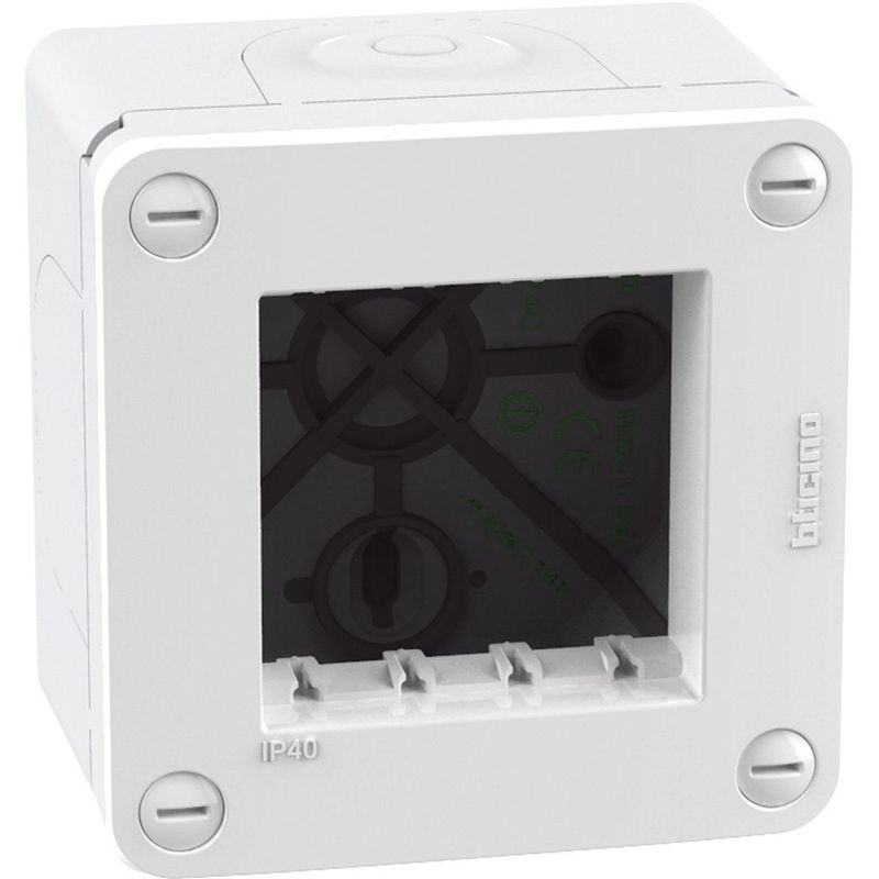 BTICINO 28402W - Scatola stagna 2 moduli IP40 Bianco - MatixGo