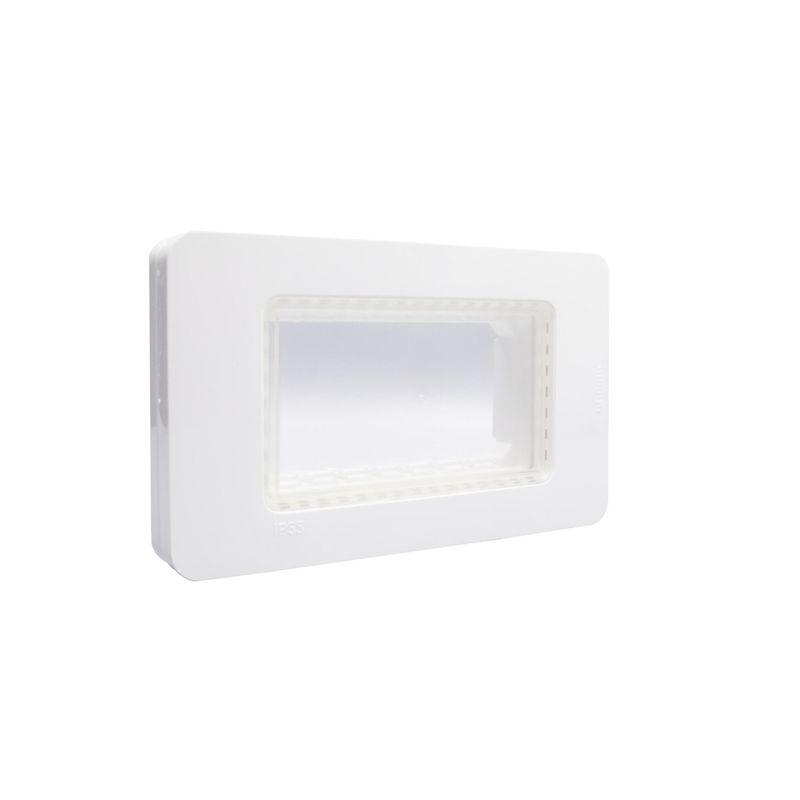 BTICINO 28604W - Placca IP55 4 moduli - bianco MatixGo