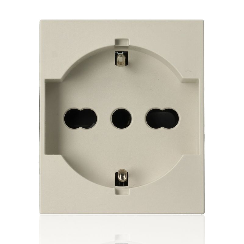VIMAR 30210.C - Presa Schuko Bipasso canapa 16A 250V - Linea