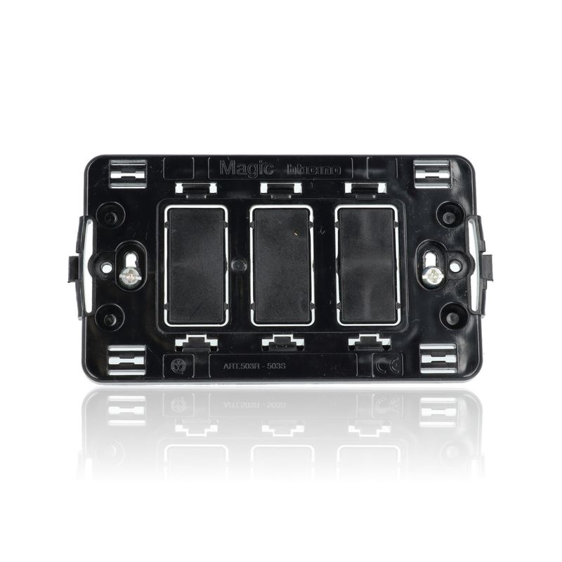 BTICINO 503R - Supporto A 3 Posti Per Scatola 503E - Magic