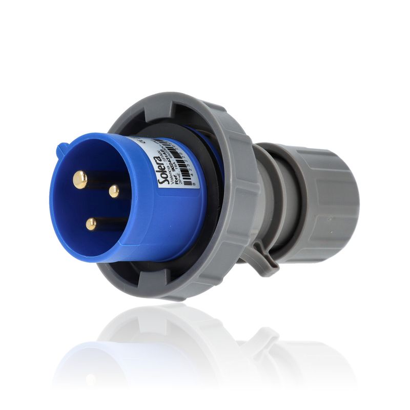 Spina industriale IP67, 2P+T, 16 A, 230V