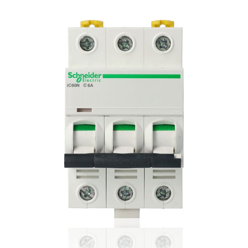 SCHNEIDER A9F79306 - Magnetotermico Acti9 iC60N 3P C 6A 6000A 10kA