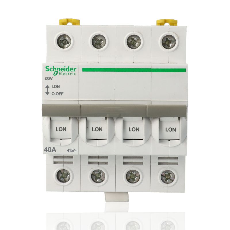 SCHNEIDER A9S65440 - Sezionatore Acti9 iSW 4P 40A 415V 4M Guida DIN