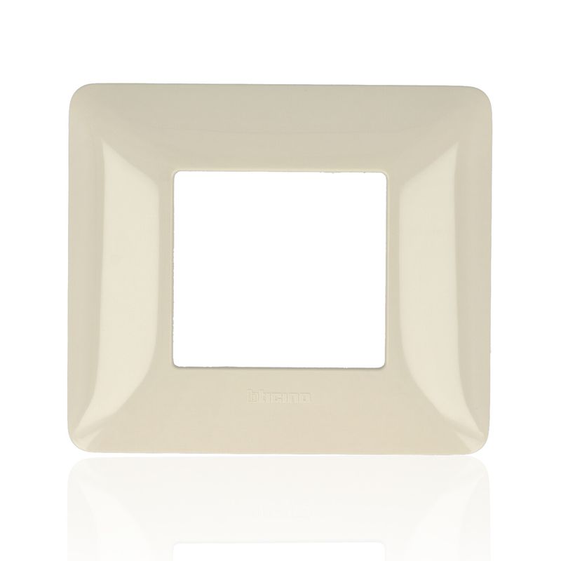 BTICINO AM4802BAV - Placca 2 Moduli - Avorio - Materiale Tecnopolimero - Matix