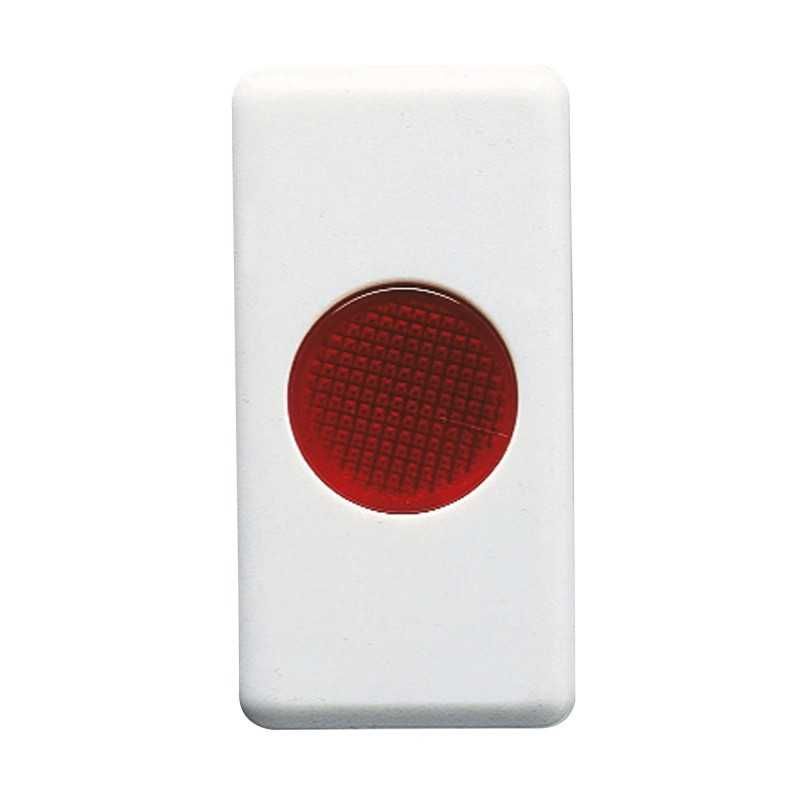 GEWISS GW20603 - Spia Segnalazione System White 12V/24V/250V Rosso 1 Modulo