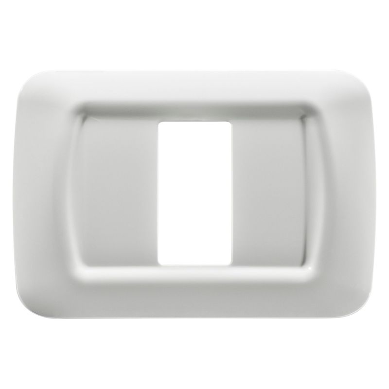 GEWISS GW22501 - Placca Top System 1 Posto Bianco Nuvola Tecnopolimero