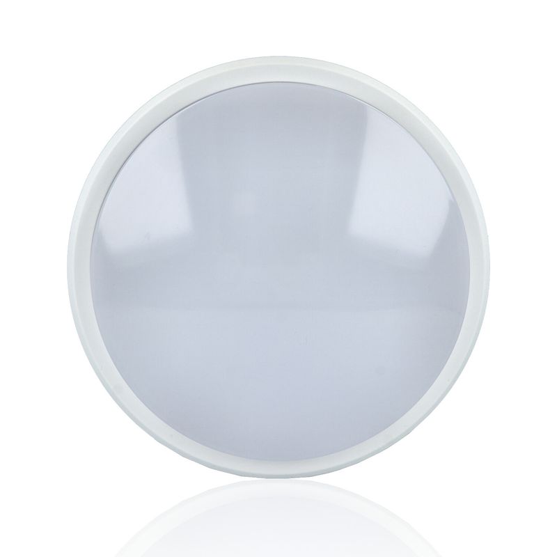 Plafoniera LED tonda, 12W, 220Vac, Luce Naturale, Bianco