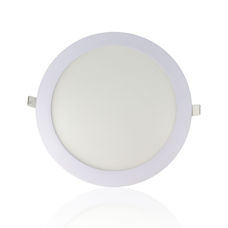 Faretto LED rotondo da incasso ultrasottile diam.240mm, 20W, 220Vac, Luce Calda - Bianco