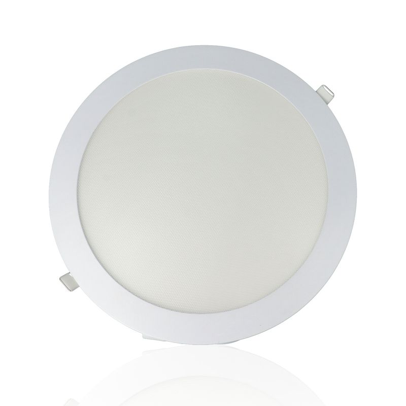 Faretto LED rotondo da incasso ultrasottile diam.300mm, 24W, 220Vac, Luce Calda - Bianco