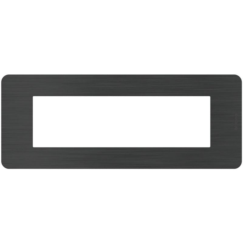 BTICINO JA4807EN - MatixGO - Placca 7P Black Nickel