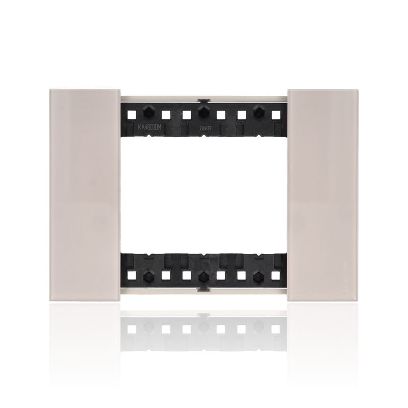BTICINO KA4803DM - Placca 3 Moduli - Aura - Now
