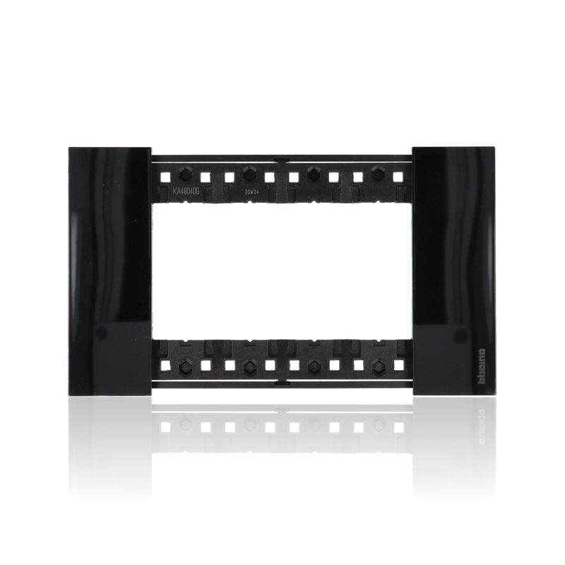 BTICINO KA4804DG - Placca 4 Moduli - Notte - Now