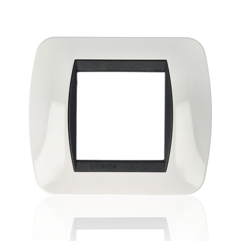 BTICINO L4802PB - Placca 2 Moduli - Bianco - LivingLight