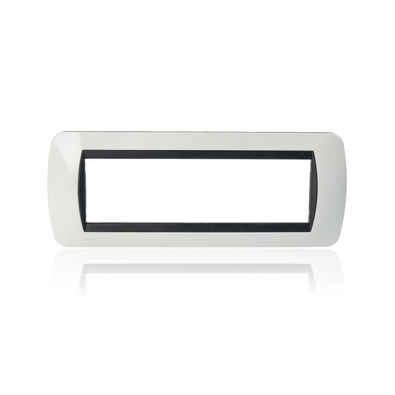 BTICINO L4807PB - Placca 7 Moduli - Bianco - LivingLight