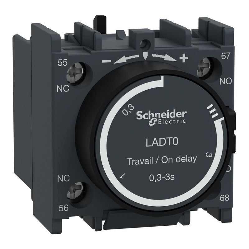 SCHNEIDER LADT0 - Blocco Contatti Ausiliari Schneider TeSys LADT0 1NO+1NC Vite