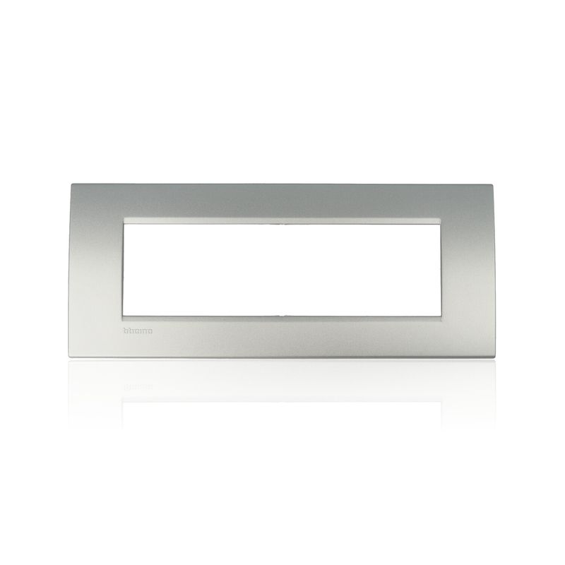 BTICINO LNA4807TE - placca quadra 7 moduli - tech