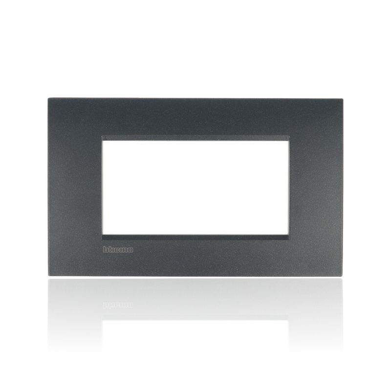 BTICINO LNC4804AR - Bticino LL - Placca 4P Antracite