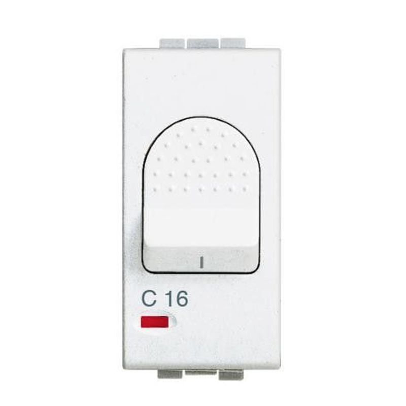 BTICINO N4301/16 - Interruttore magnetotermico 1P+N 16A da frutto