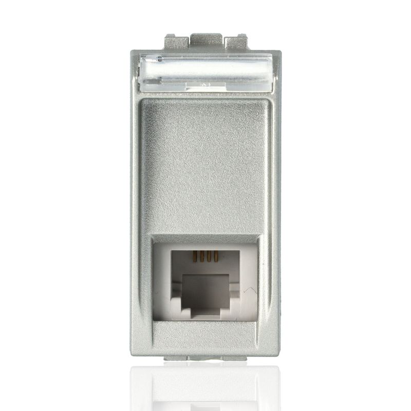 BTICINO NT4258/11N - Connettore Rj12 K10 - Tech - LivingLight