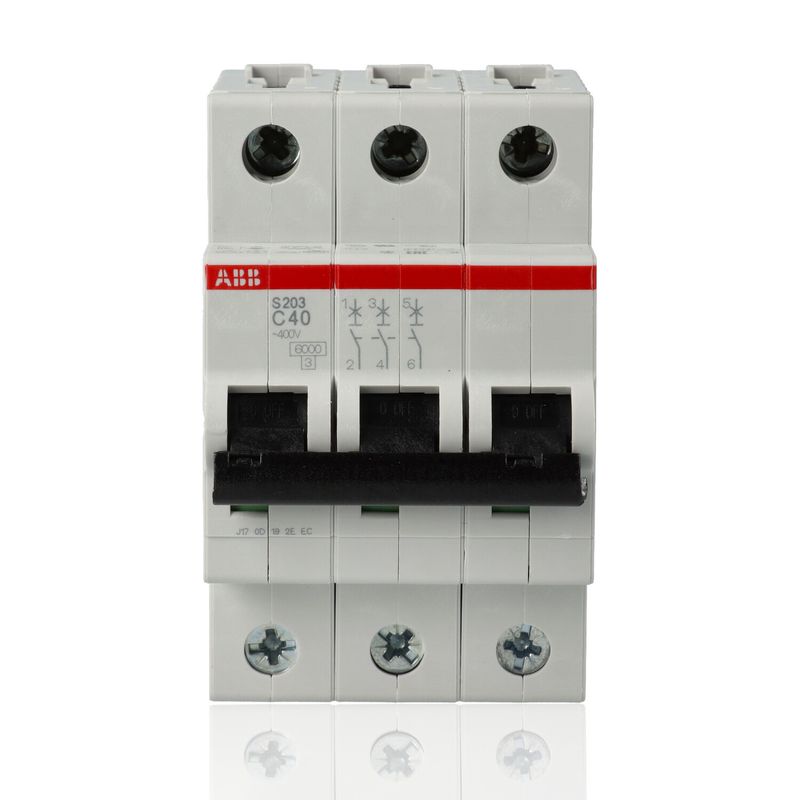 ABB S468404 - Magnetotermico ABB S203 3P C40 6kA System pro M Compact