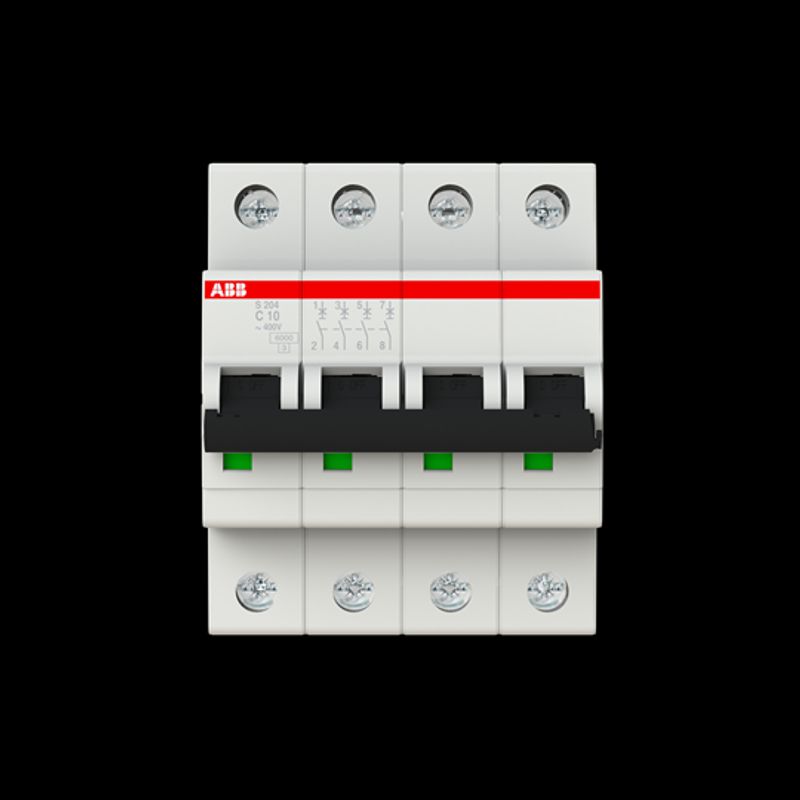 ABB S529198 - Magnetotermico ABB S204 4P C10 6kA System pro M Compact