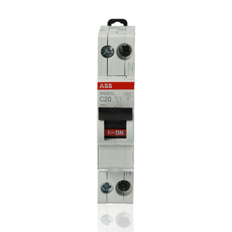 ABB SN201LC20 - Magnetotermico ABB SN201 L 1P+N C20 4500A System pro M