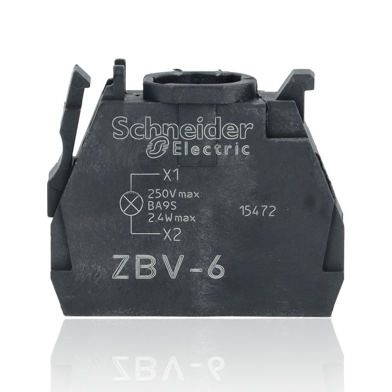 SCHNEIDER ZBV6 - Elemento luminoso- Ø22 - BASE BA 9S - 250 V