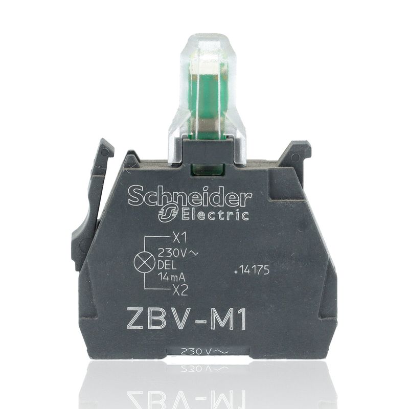 SCHNEIDER ZBVM1 - Elemento Luminoso LED Harmony XB4 22mm Bianco 230-240V