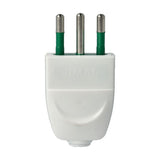 VIMAR 00201.B - Spina 2P+T 10 A 250V standard italiana, tipo S11, bianca, Vimar SUPER NOVA