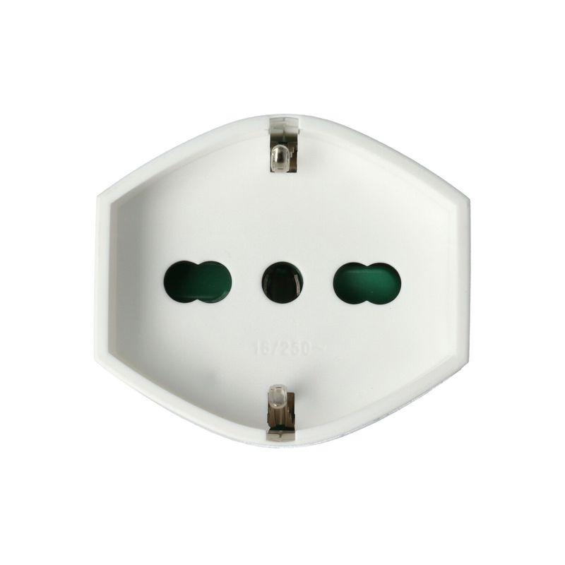 VIMAR 00225.B - Presa mobile 2P+T 16A universale  con cavo assiale, bianca