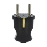 VIMAR 00230 - Spina 2P+T 16 A 250V standard tedesca (Schuko), nera, Vimar SUPER NOVA