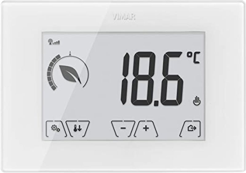 VIMAR 02906 - Termostato Digitale Touch Screen GSM App iOS - Android - Windows