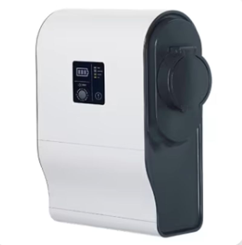 BTICINO 058001 - Stazione di ricarica Green Up Premium in plastica - monofase 7,4 kW (MODO 3)