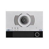 URMET 1168/141 - Frontalino Urmet Alpha Video Per Posto Esterno Con 1 Pulsante Nero