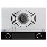 URMET 1168/142 - Frontalino Alpha per modulo audio/video con 2 tasti Nero