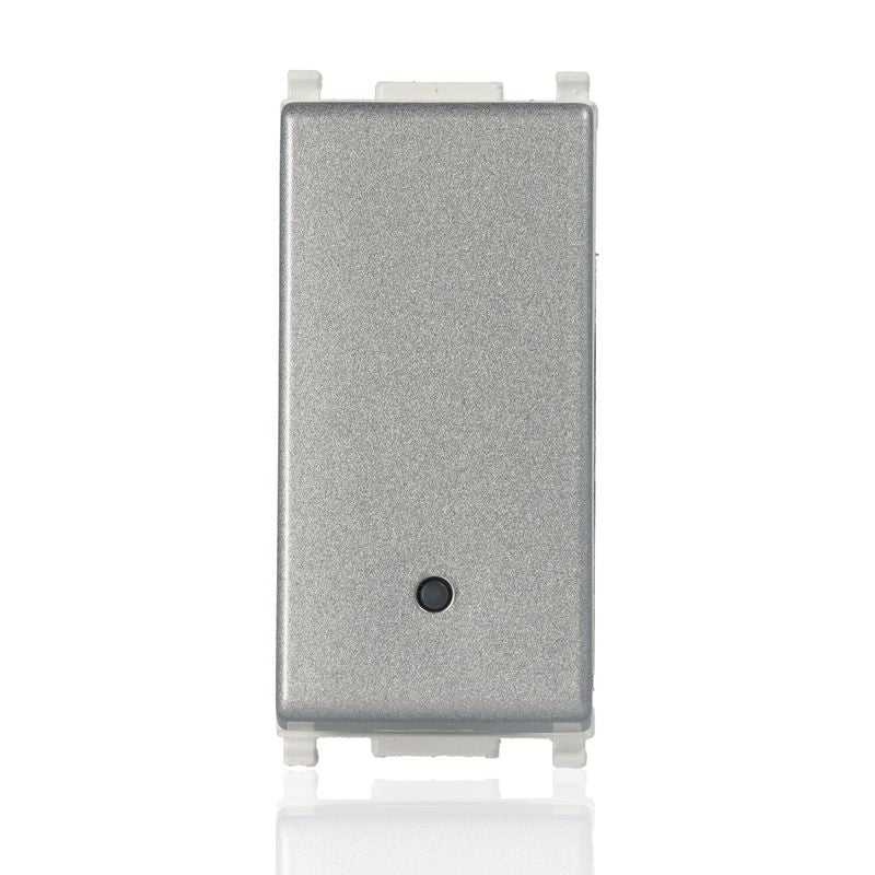 VIMAR 14000.SL - Interruttore 1P 10AX Silver (Plana)