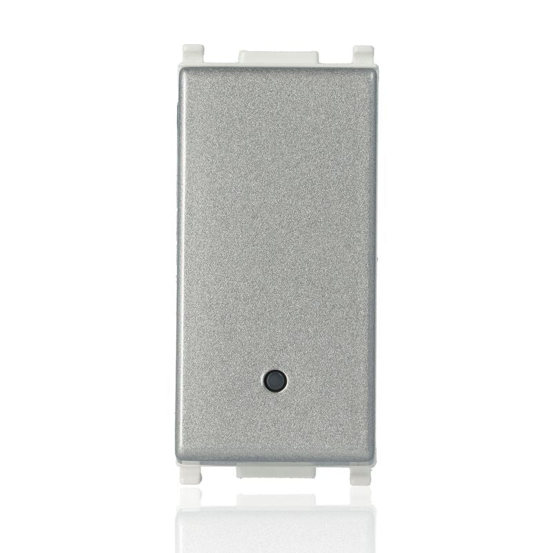 VIMAR 14008.SL - Pulsante 1P NO 10A Silver (Plana)
