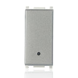 VIMAR 14008.SL - Pulsante 1P NO 10A Silver (Plana)