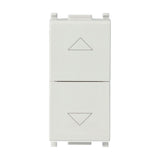 VIMAR 14062 - Due pulsanti interblocc.NO+NO 10A Bianco (Plana)