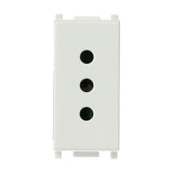 VIMAR 14201 - Presa 2P+T 10A P11 Bianco (Plana)