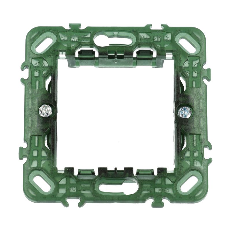 VIMAR 14602 - Supporto 2M + griffe per scatola tonda (Plana)